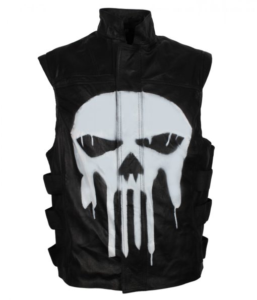 Punisher-Black-Leather-Jacket