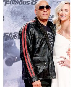 Vin Diesel Fast and Furious 9 Premier Black Leather Jacket