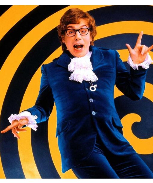 Austin Powers Man Of Mystery Mike Myers Blue Velvet Suit