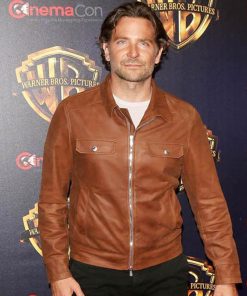 Bradley Cooper brown jacket