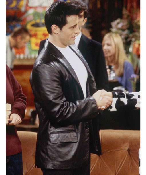 Joey Tribbiani leather blazer