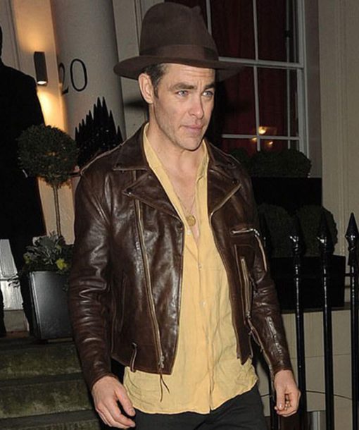 Chris Pine Leather Jacket