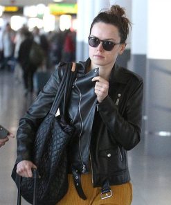 Daisy Ridley Leather Jacket