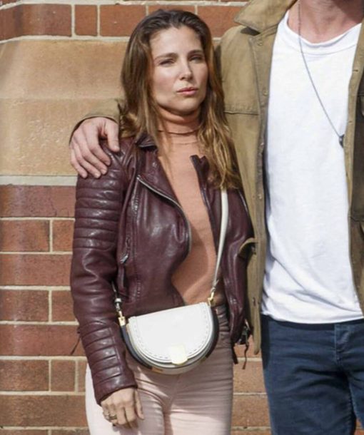 Elsa Pataky Leather Jacket