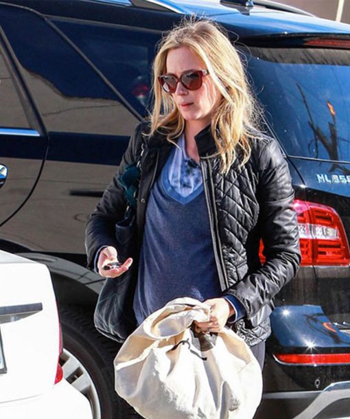 Emily Blunt Leather Jacket