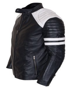 Fight Hybrid Men’s Black Biker Jacket