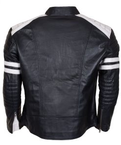 Fight Hybrid Men’s Black Biker Jacket