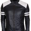 Fight Hybrid Men’s Black Biker Jacket