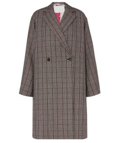 Folklore Taylor Swift Long Checkered Coat