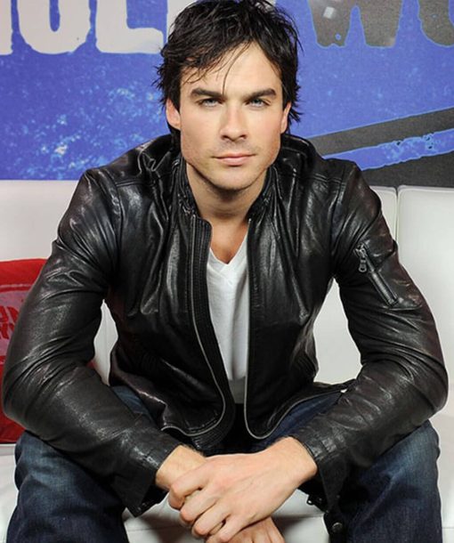 Ian Somerhalder Leather Jacket