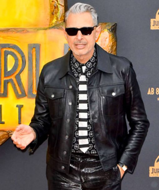 Jeff Goldblum Leather Jacket