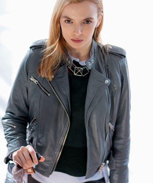 Jodie Comer Killing Eve Leather Jacket