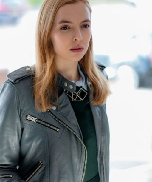 Jodie Comer Killing Eve Leather Jacket