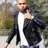 Kylian Mbappe black jacket