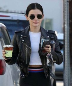 Lucy Hale biker jacket