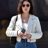 Lucy Hale White Leather Jacket