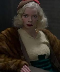 Gina Gray Anya Taylor Brown Coat