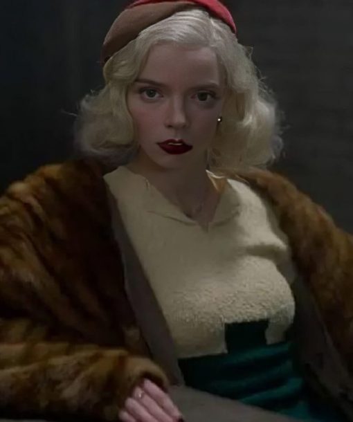 Gina Gray Anya Taylor Brown Coat