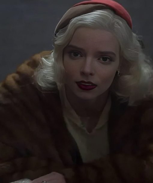 Gina Gray Anya Taylor Brown Coat