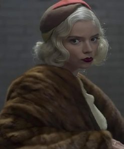 Gina Gray Anya Taylor Brown Coat