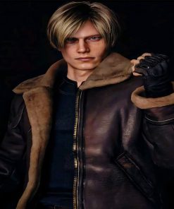 Resident Evil 4 Leon Kennedy Brown Jacket