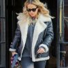 Rita Ora leather jacket