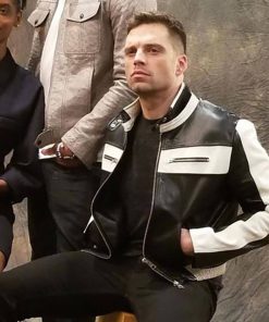 Sebastian Stan Black Jacket