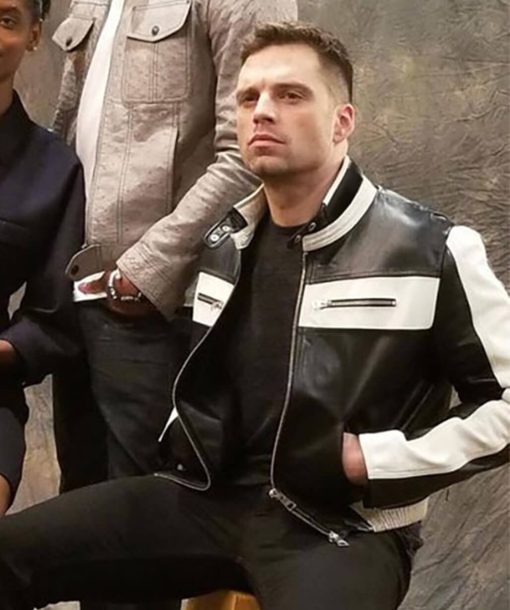 Sebastian Stan Black Jacket