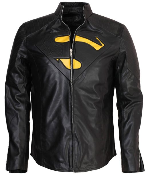 Superman Black Leather Jacket