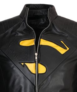 Superman Black Leather Jacket