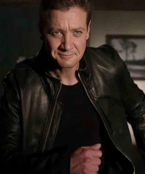 Jerry Pierce Black Leather Jacket