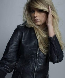 Taylor Swift Black Leather Jacket