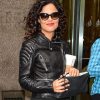 Tessa Thompson Black Biker Leather Jacket