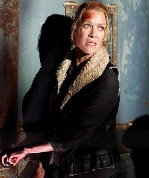 The Walking Dead Andrea Laurie Holden Leather Vest