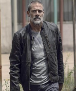 The Walking Dead S9 Negan Smith Leather Jacket