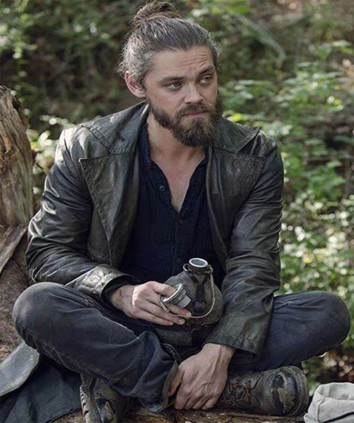 The Walking Dead Tom Payne Brown Trench Coat