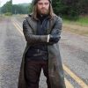 The Walking Dead Tom Payne Brown Trench Coat