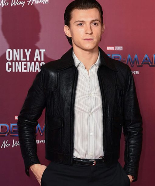 Tom Holland Black Jacket