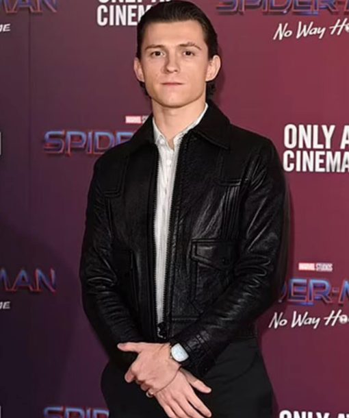 Tom Holland Black Jacket