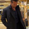 Tristan Tate Black Wool Coat