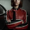 Money Heist Tokyo Ursula Red Leather Jacket