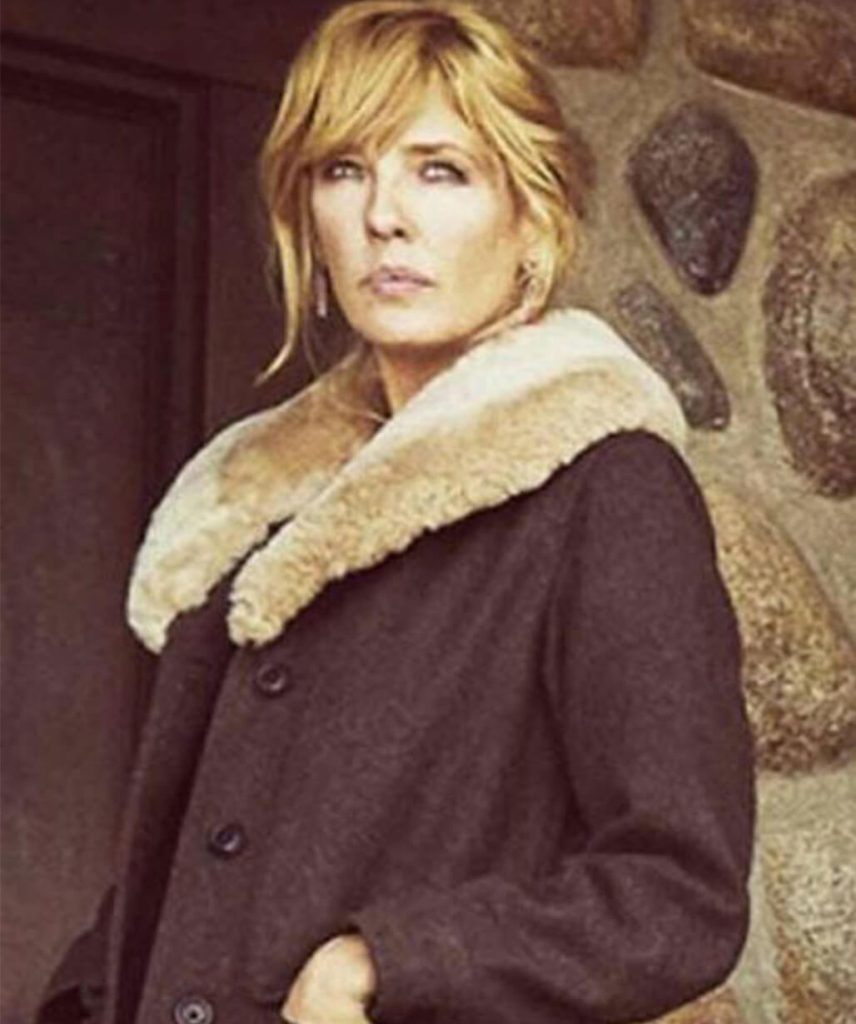 Yellowstone Beth Dutton Brown Wool Coat