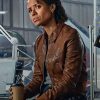 Gugu Mbatha-Raw Lift 2024 Brown Jacket