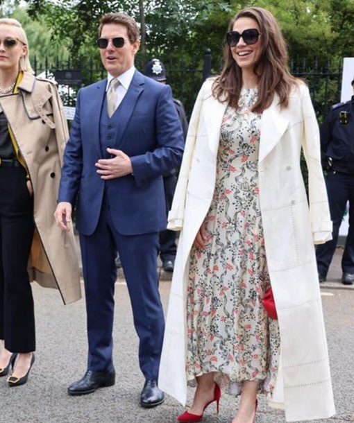 Hayley Atwell White Coat