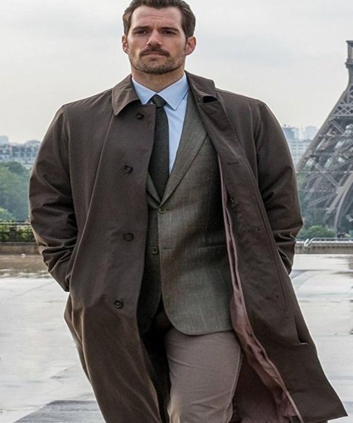 Henry Cavill Brown Coat