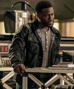 Kevin Hart Lift 2024 Cyrus Leather Jacket