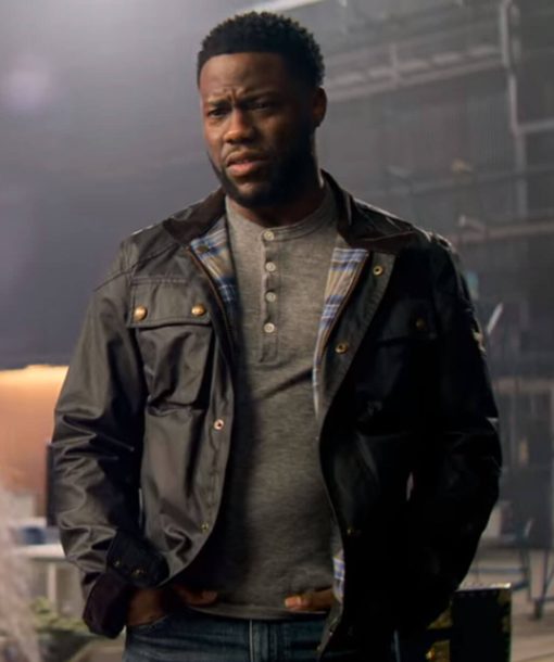 Kevin Hart Lift 2024 Cyrus Leather Jacket