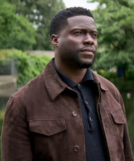 Kevin Hart Lift 2024 Suede Leather Jacket