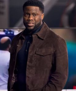 Kevin Hart Lift 2024 Suede Leather Jacket