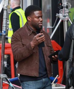 Kevin Hart Lift 2024 Suede Leather Jacket